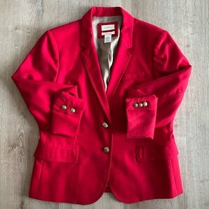 JCrew Schoolboy Blazer in Red